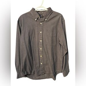 IVY CREW Men's long sleeve shirt size:L color:gray